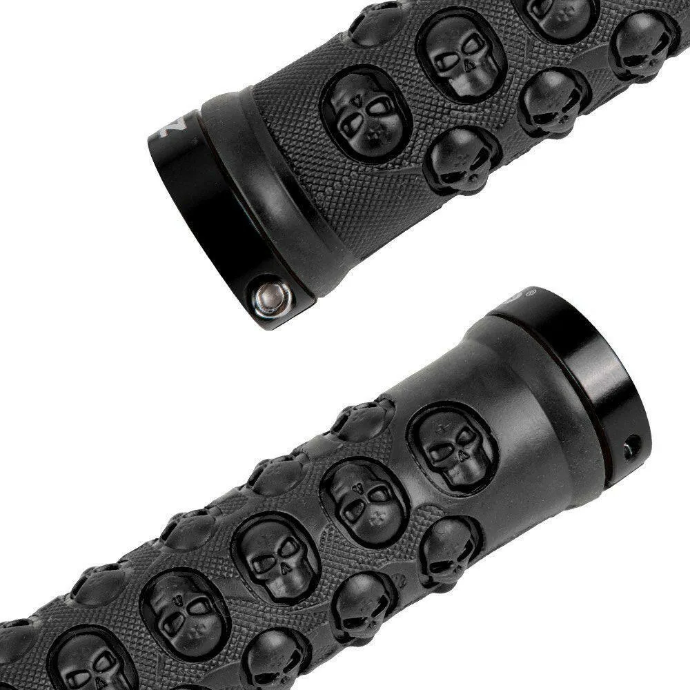 1 Pair MTB Handlebar Grips TPR Rubber Lock on Anti-slip Grips