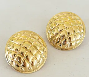 80’s signed Monet clip on earrings.