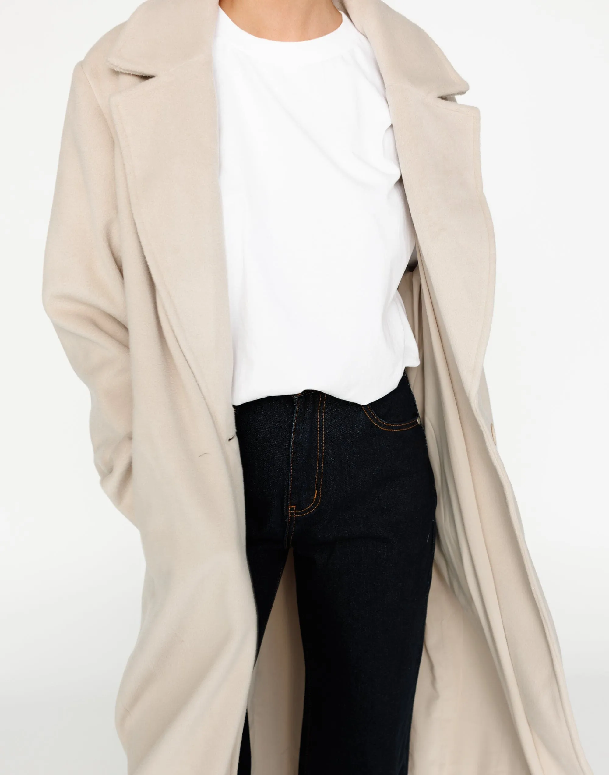 Abbey Trench Coat (Latte)