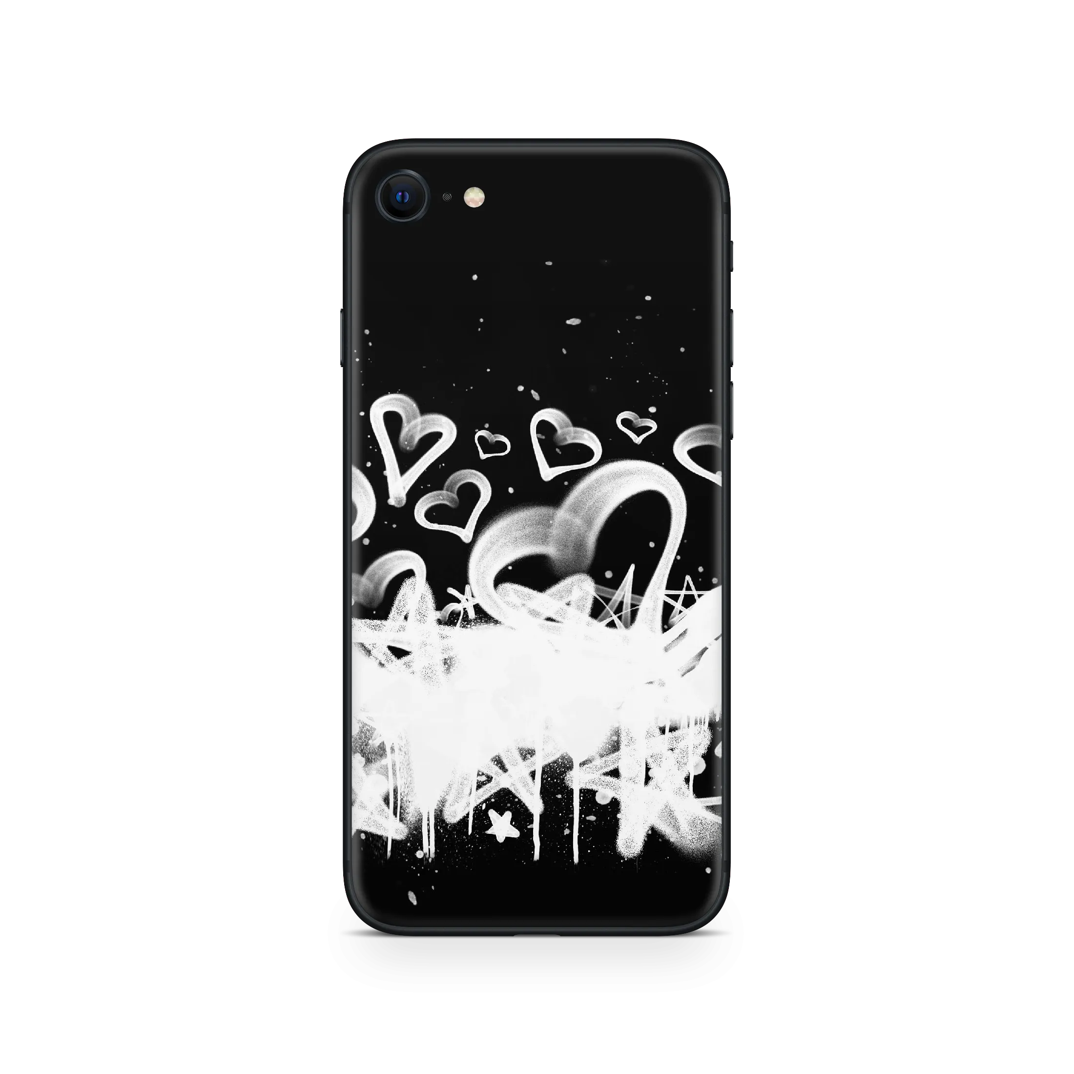 Apple iPhone Hearts and Stars Skin