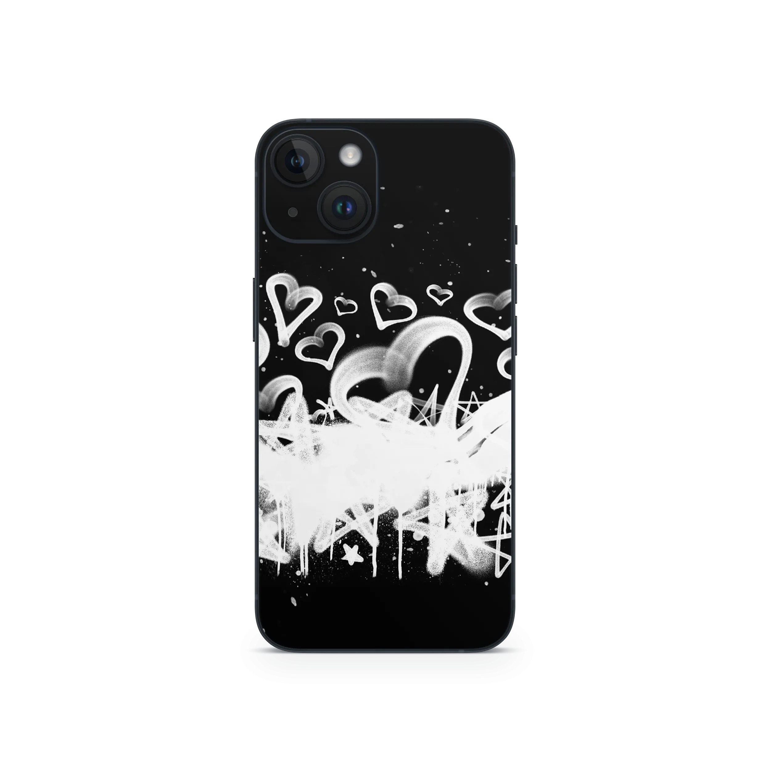 Apple iPhone Hearts and Stars Skin