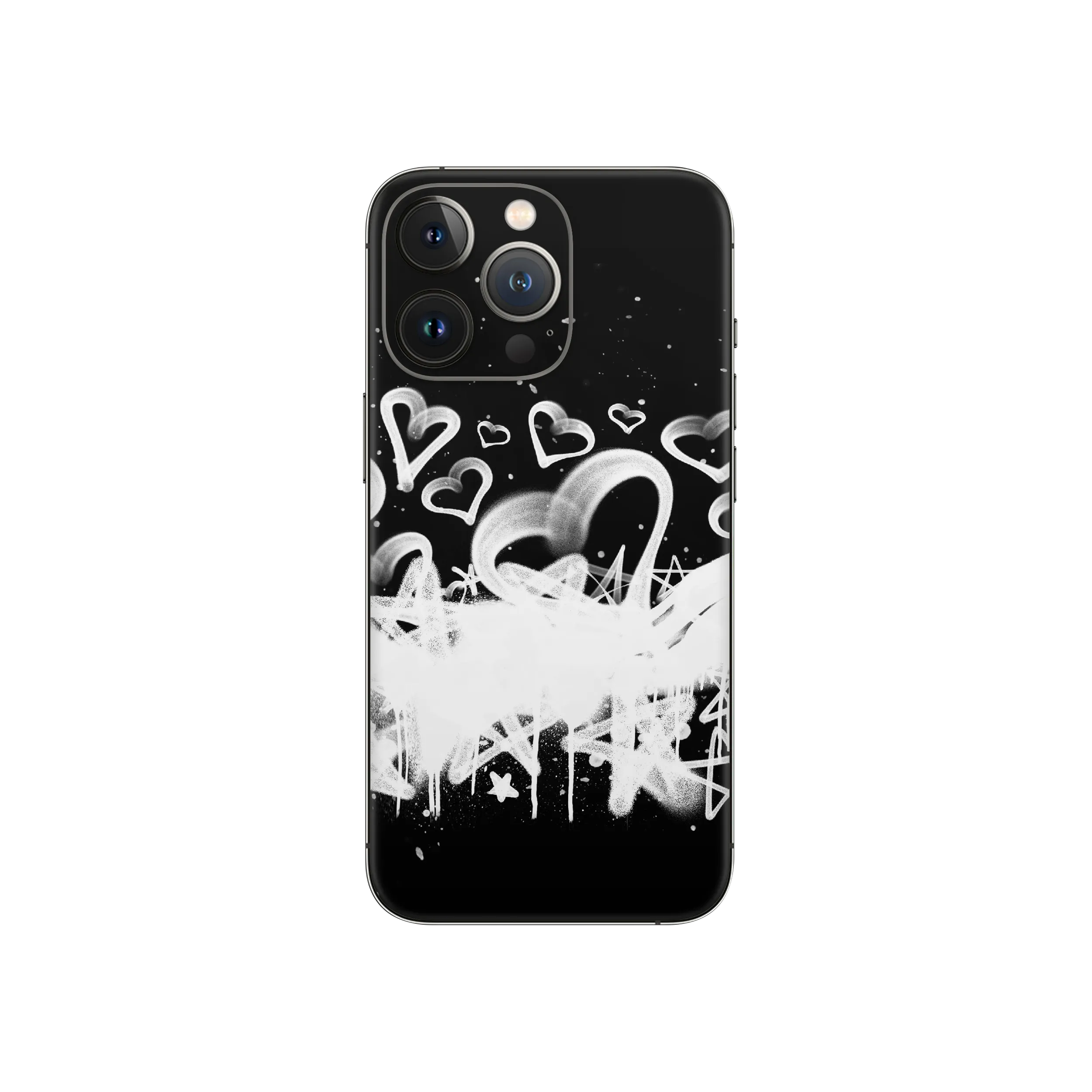 Apple iPhone Hearts and Stars Skin