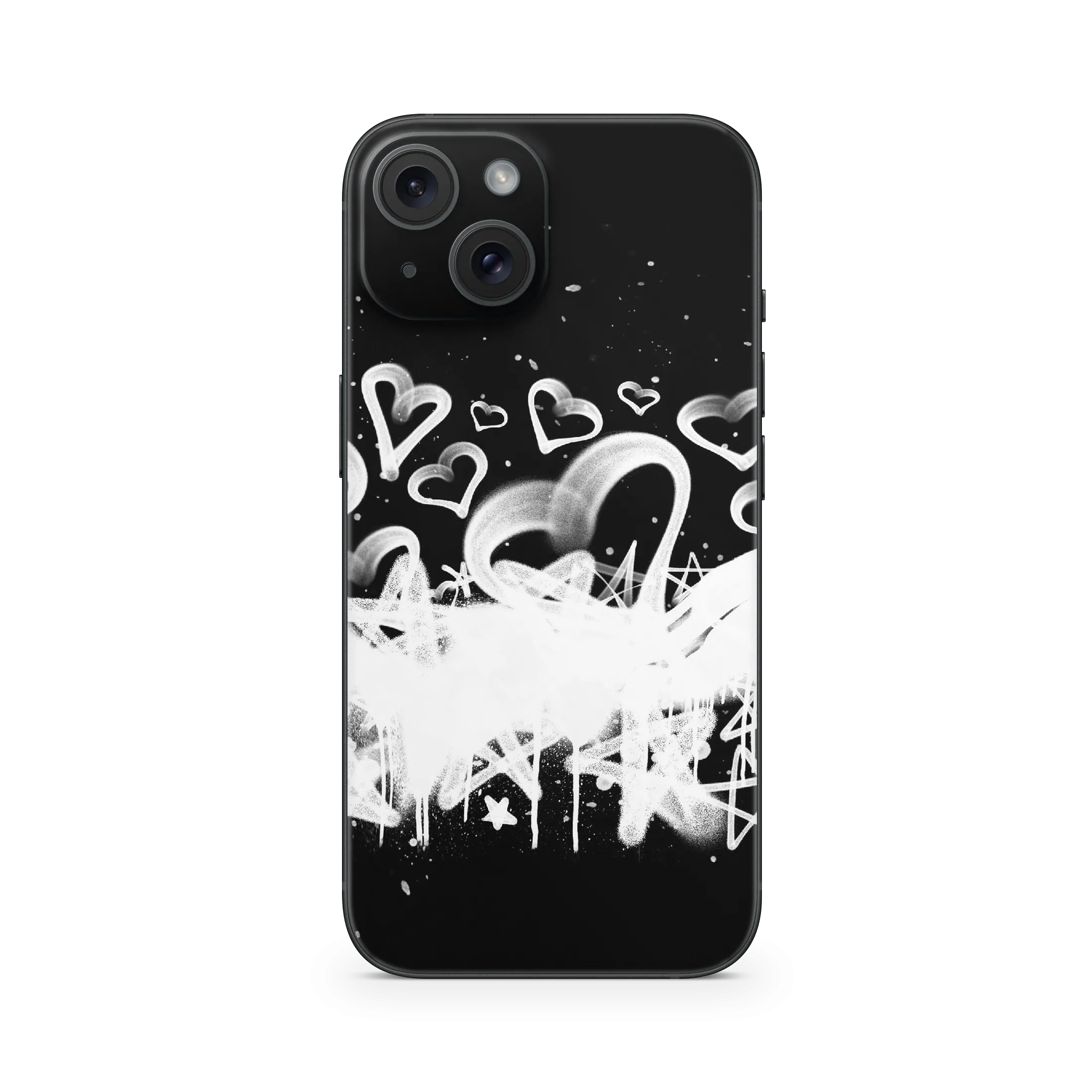 Apple iPhone Hearts and Stars Skin