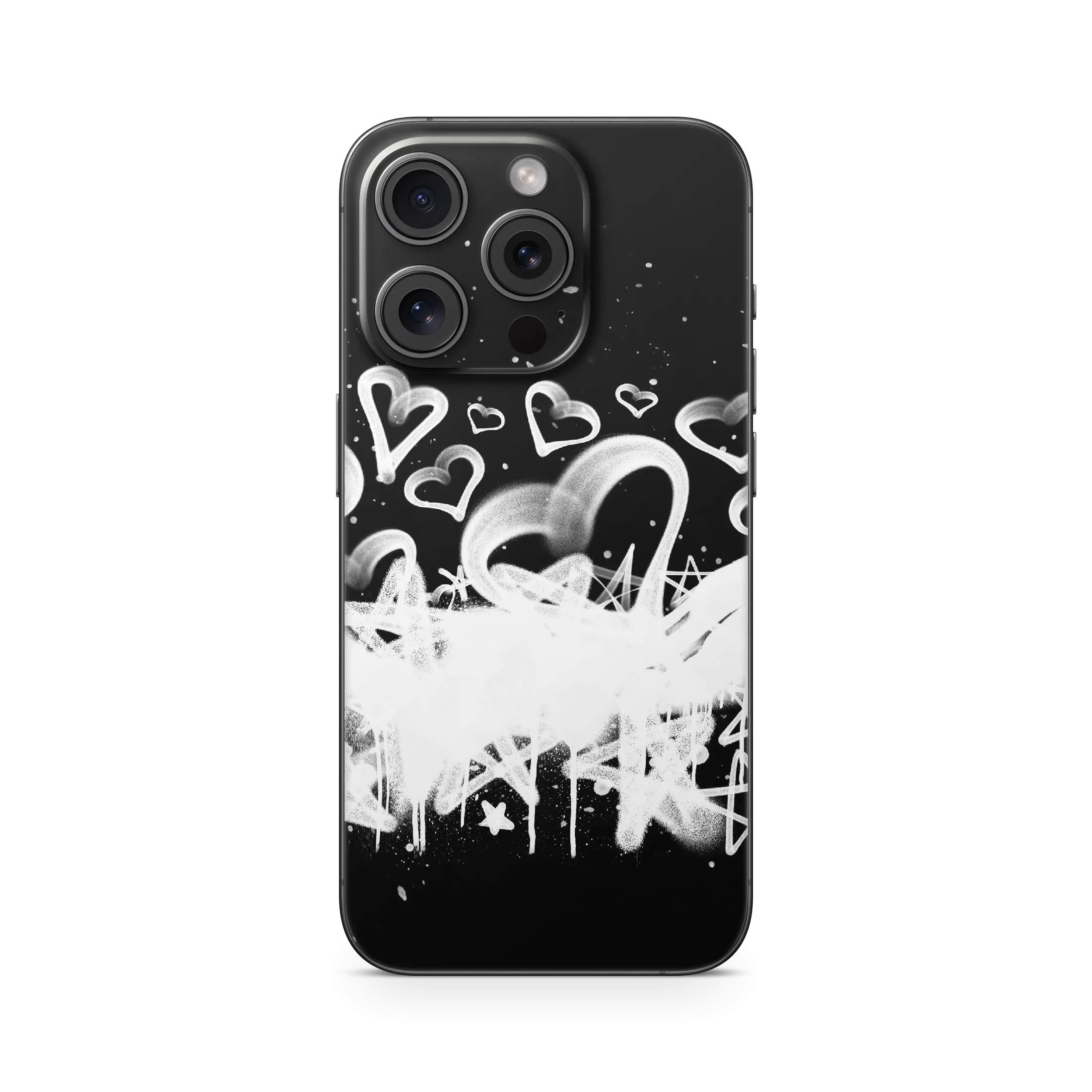 Apple iPhone Hearts and Stars Skin