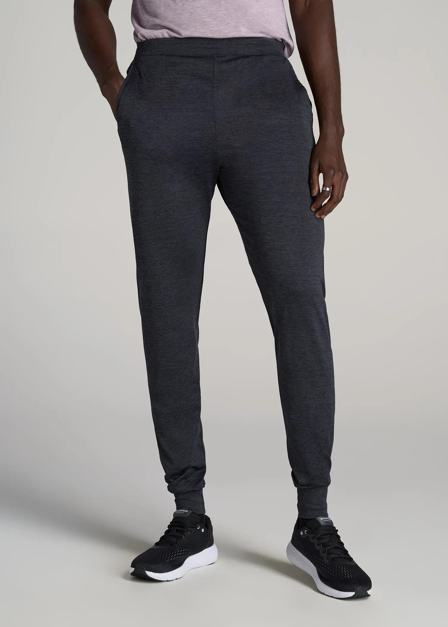 A.T. Performance Engineered Joggers for Tall Men in Charcoal Mix