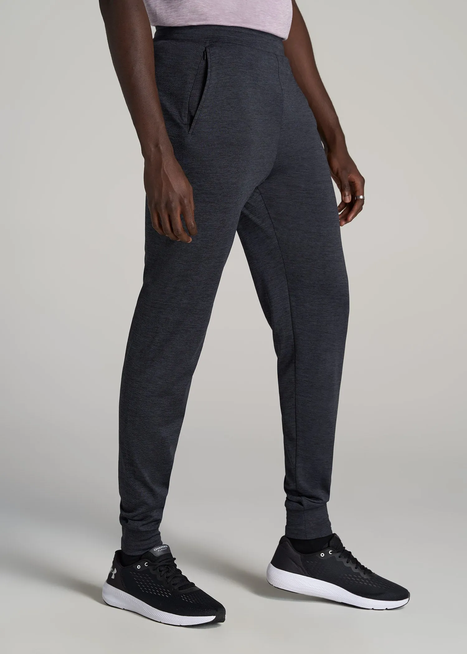 A.T. Performance Engineered Joggers for Tall Men in Charcoal Mix