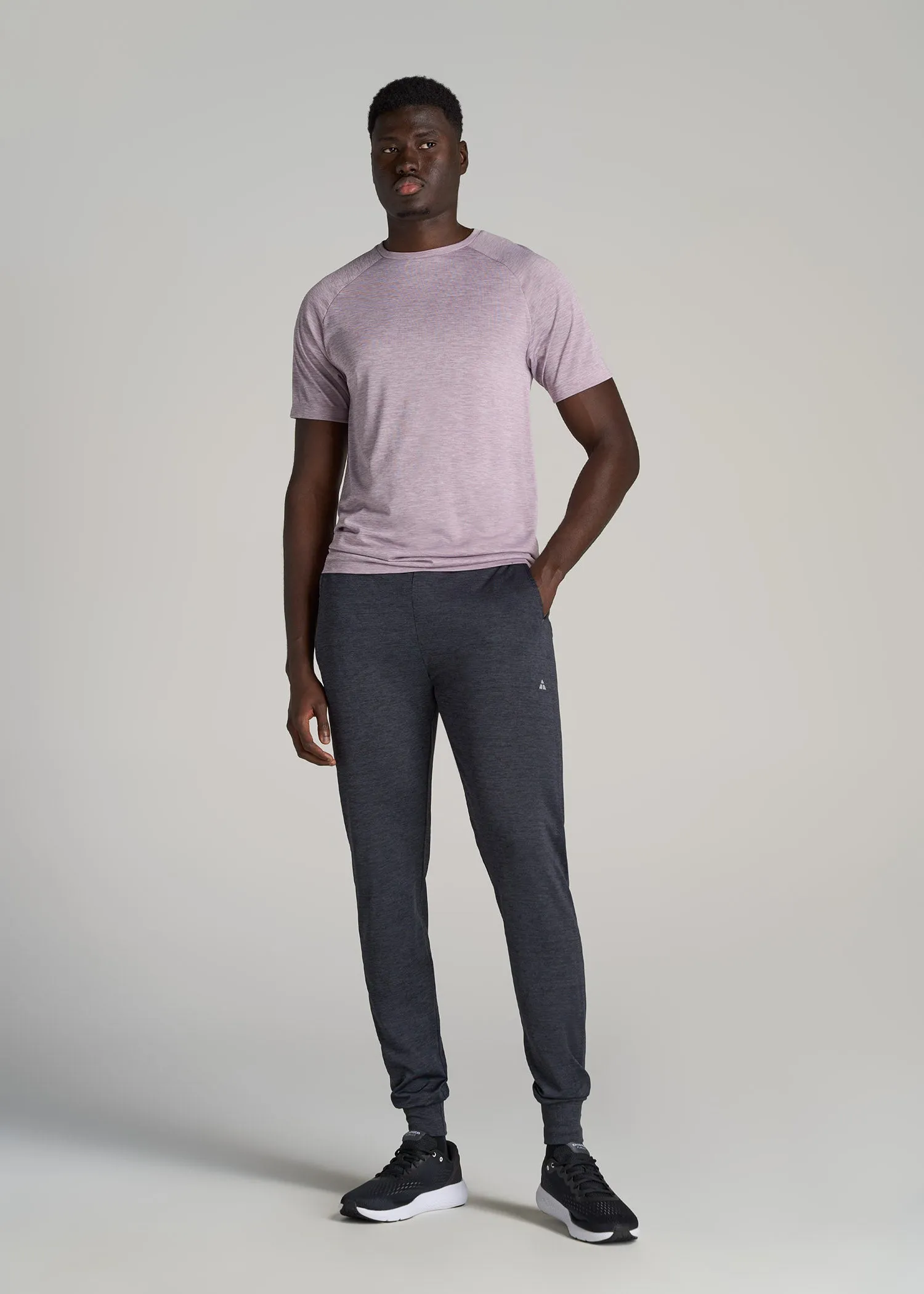 A.T. Performance Engineered Joggers for Tall Men in Charcoal Mix