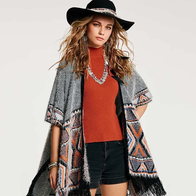 Autumn Patchwork Cape