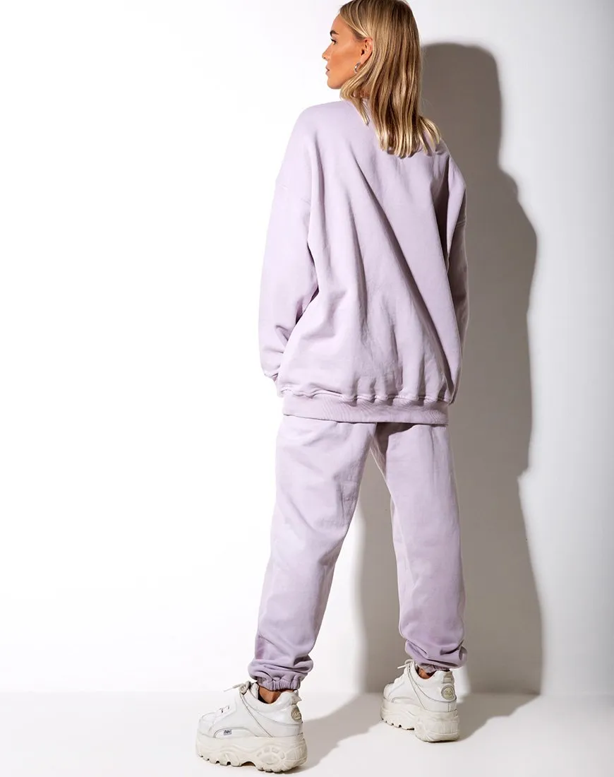 Basta Jogger in Pastel Lilac Daisy Embro