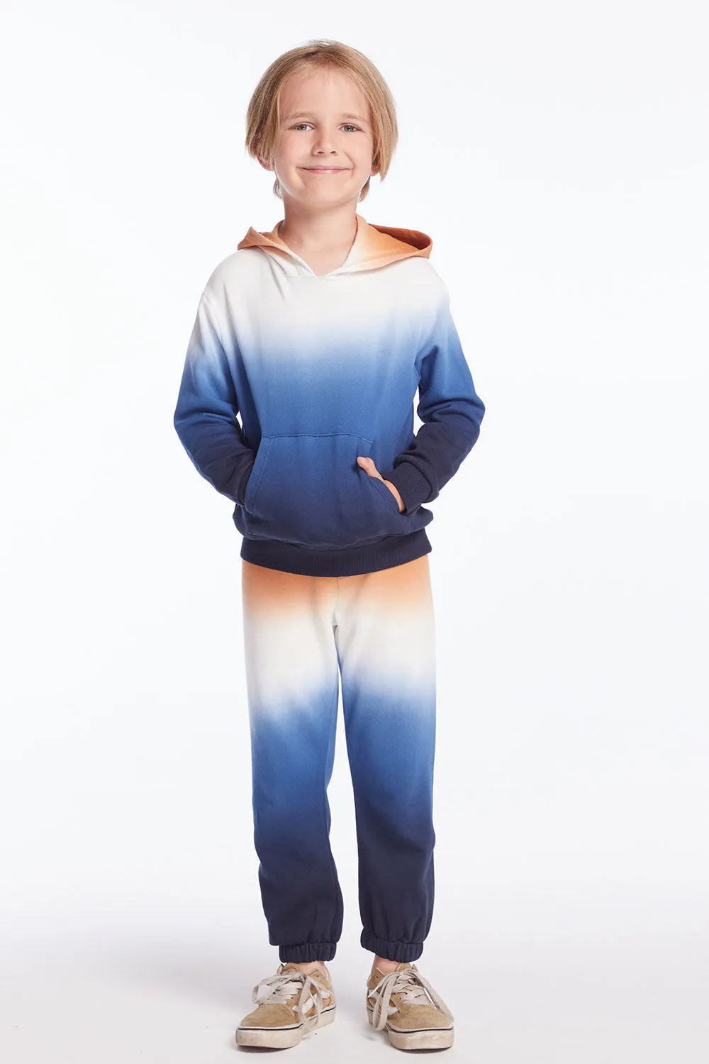 Boys Winter Night Tie Dye No Side Seam Joggers