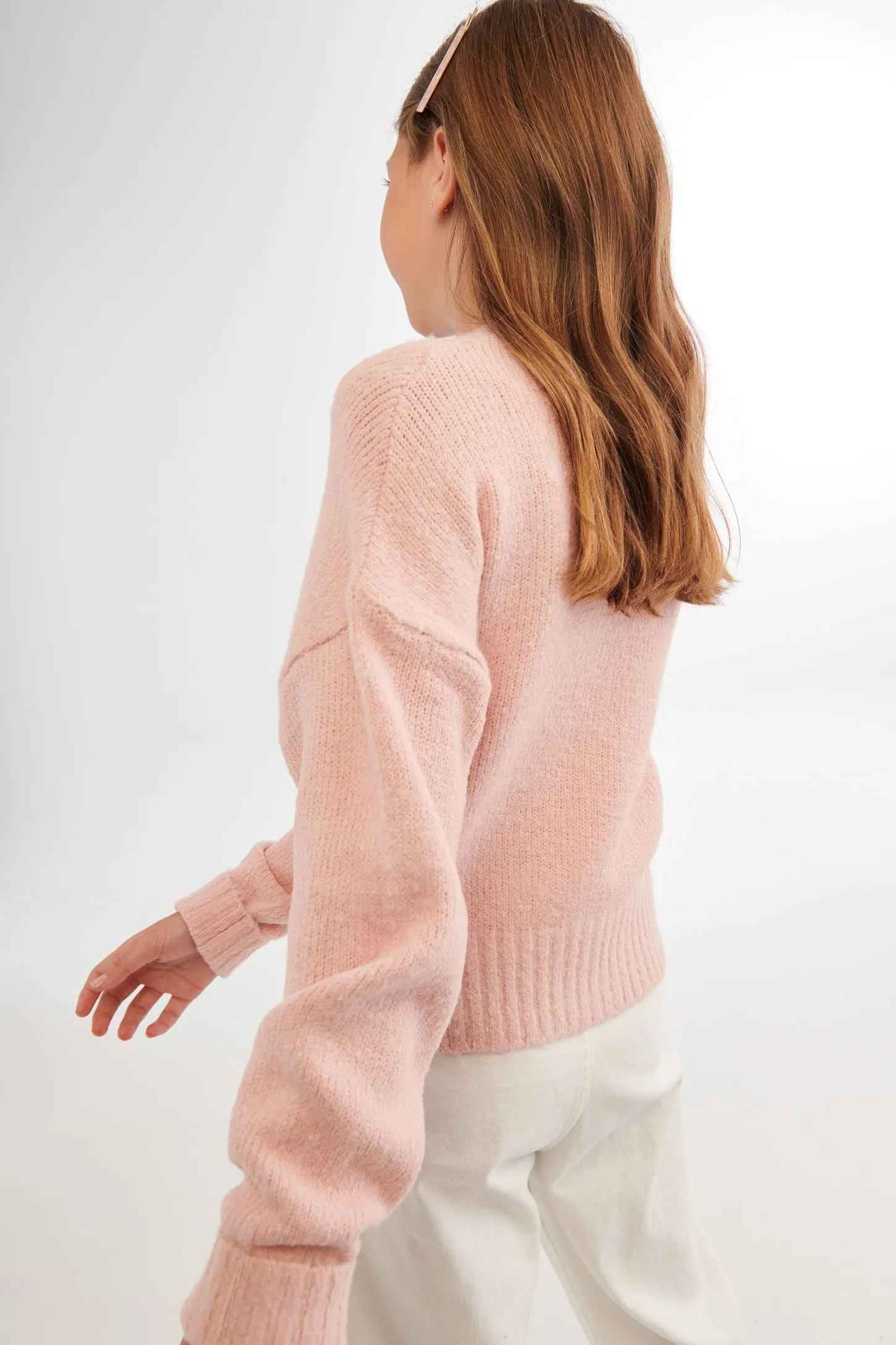 Cardigan court en tricot - Ado fille