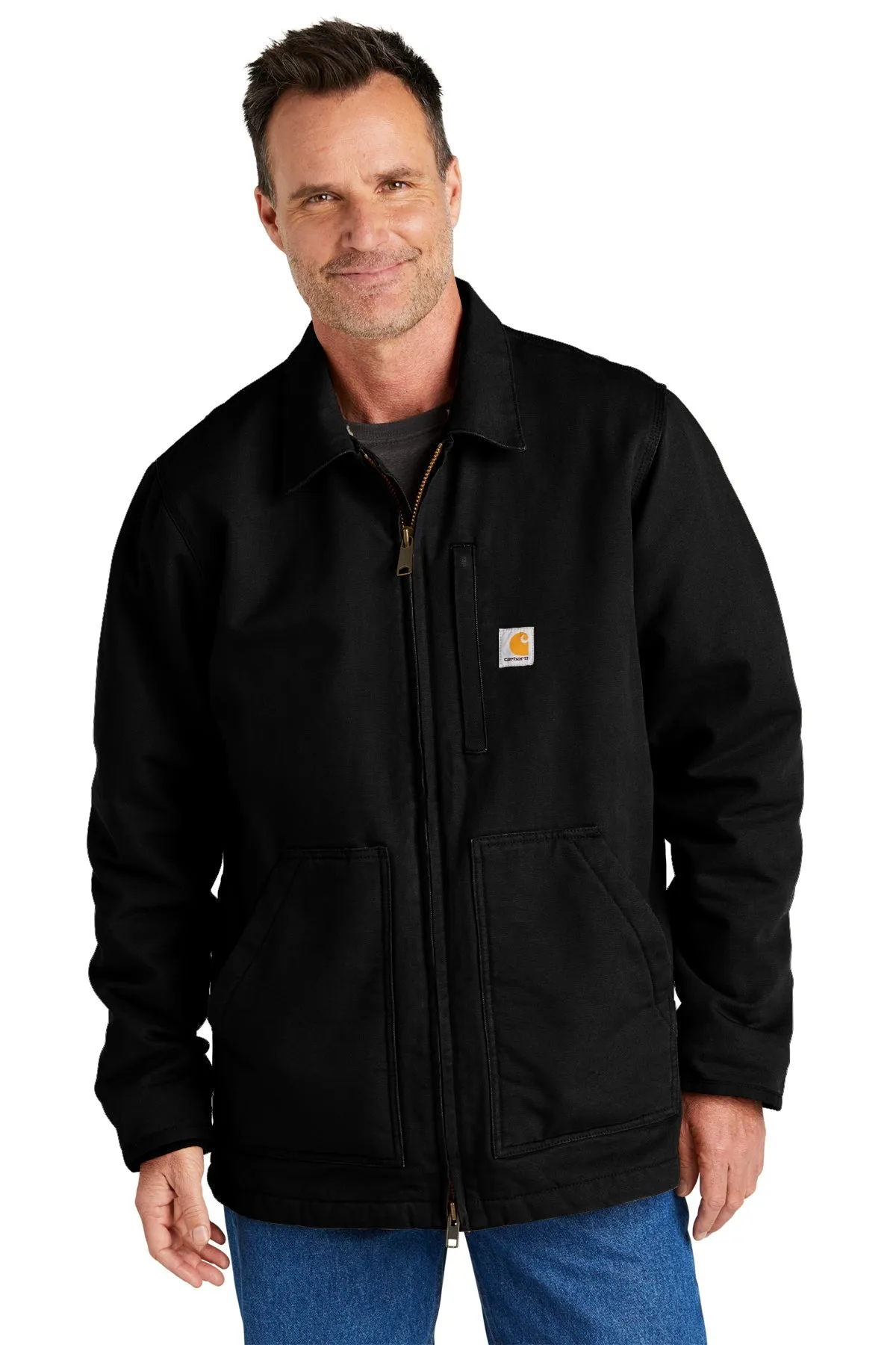 Carhartt Sherpa-Lined Customized Coats, Black