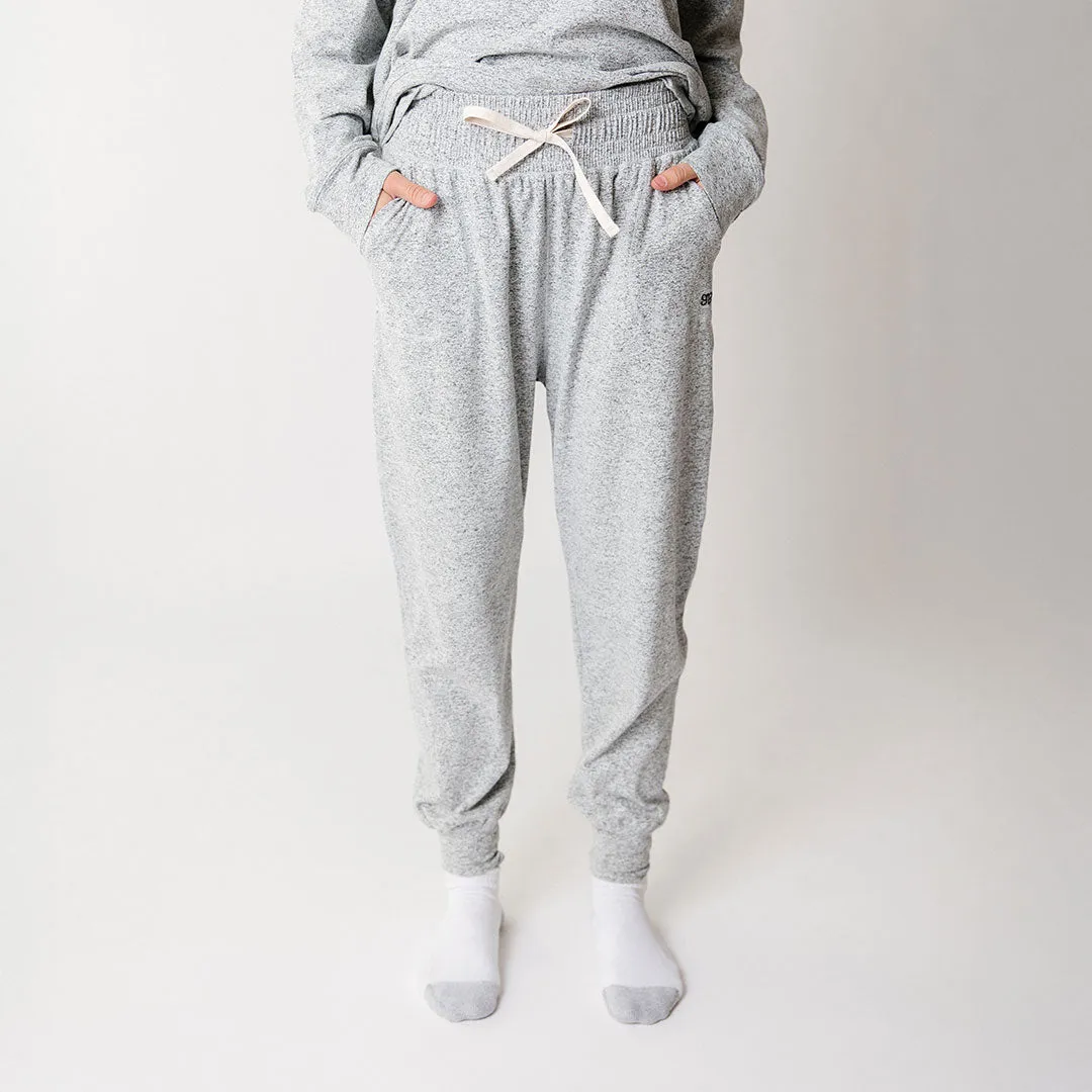 Carry On Joggers, Heather Grey