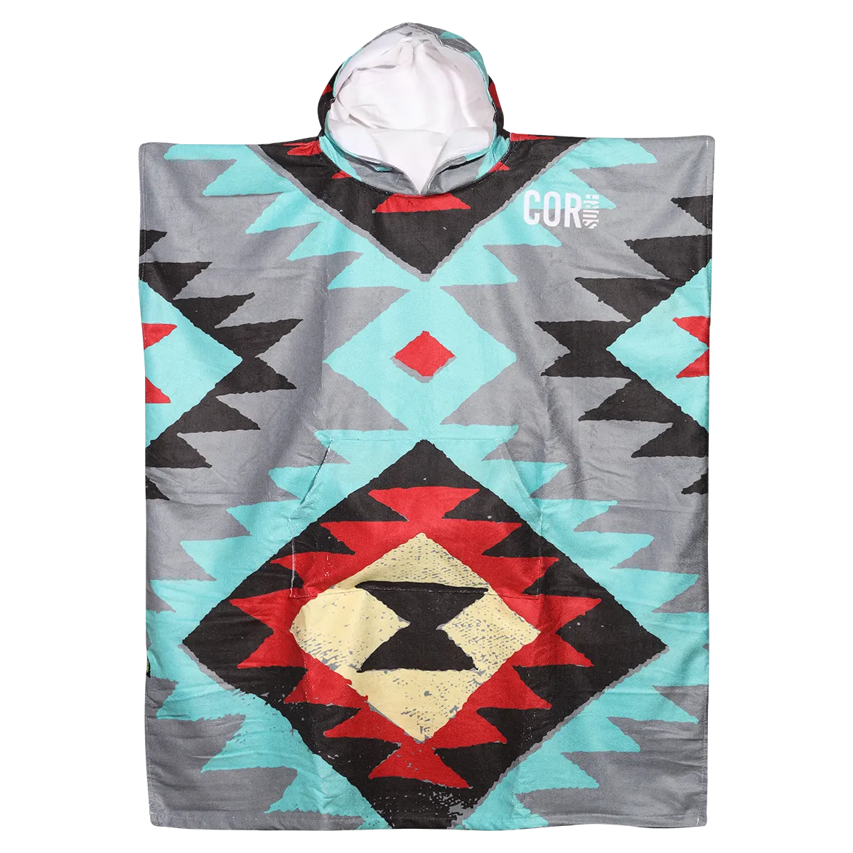 Changing Towel Poncho by COR Surf - Tribal-Tech (Large)