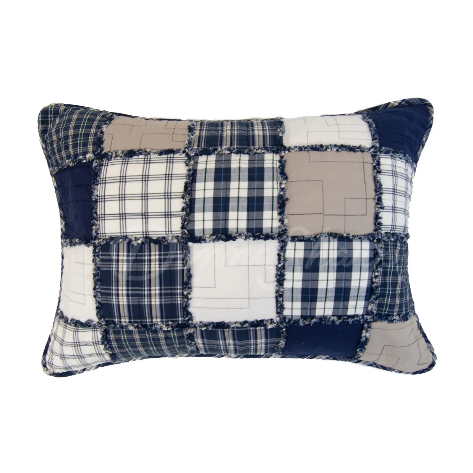 Checkerboard Indigo Quilted Collection