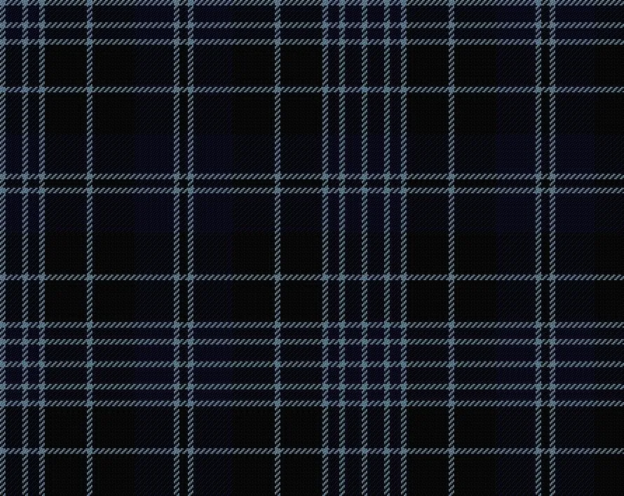 Clergy Blue Modern Tartan Scarf