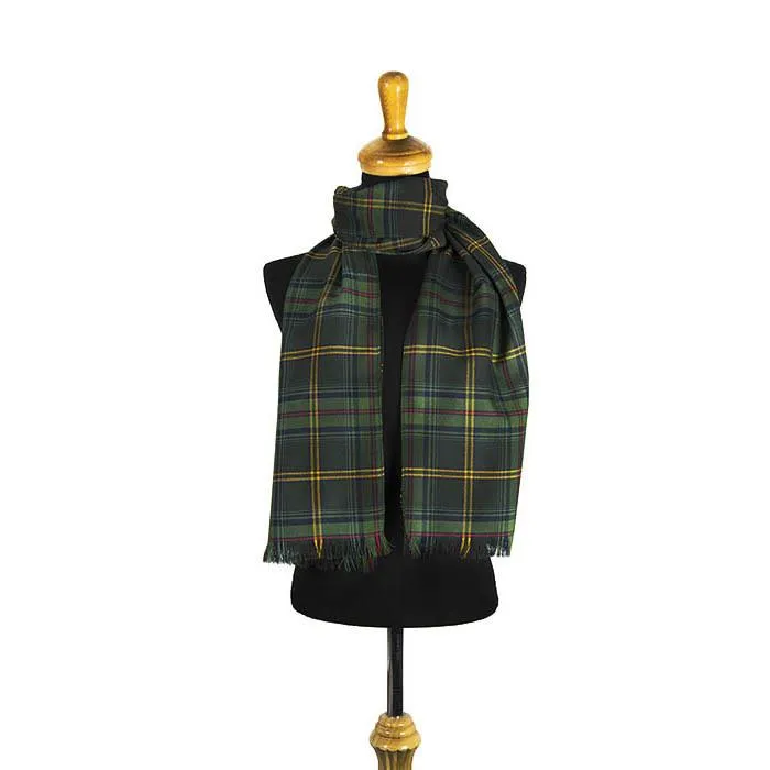 Clergy Blue Modern Tartan Scarf