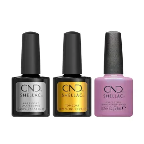 CND - Shellac Combo - Base, Top & Ro-Mani-Cize