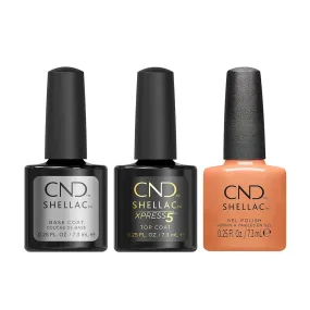 CND - Shellac Xpress5 Combo - Base, Top & Daydreaming (0.25 oz)