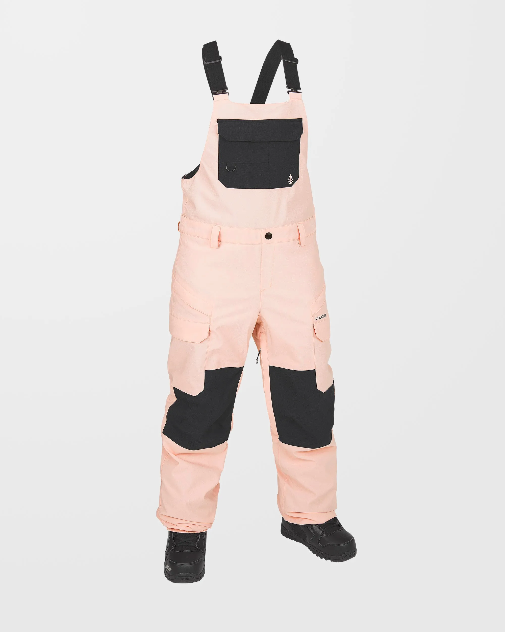 Creston 3D Stretch Bib Overall - Coral Haze