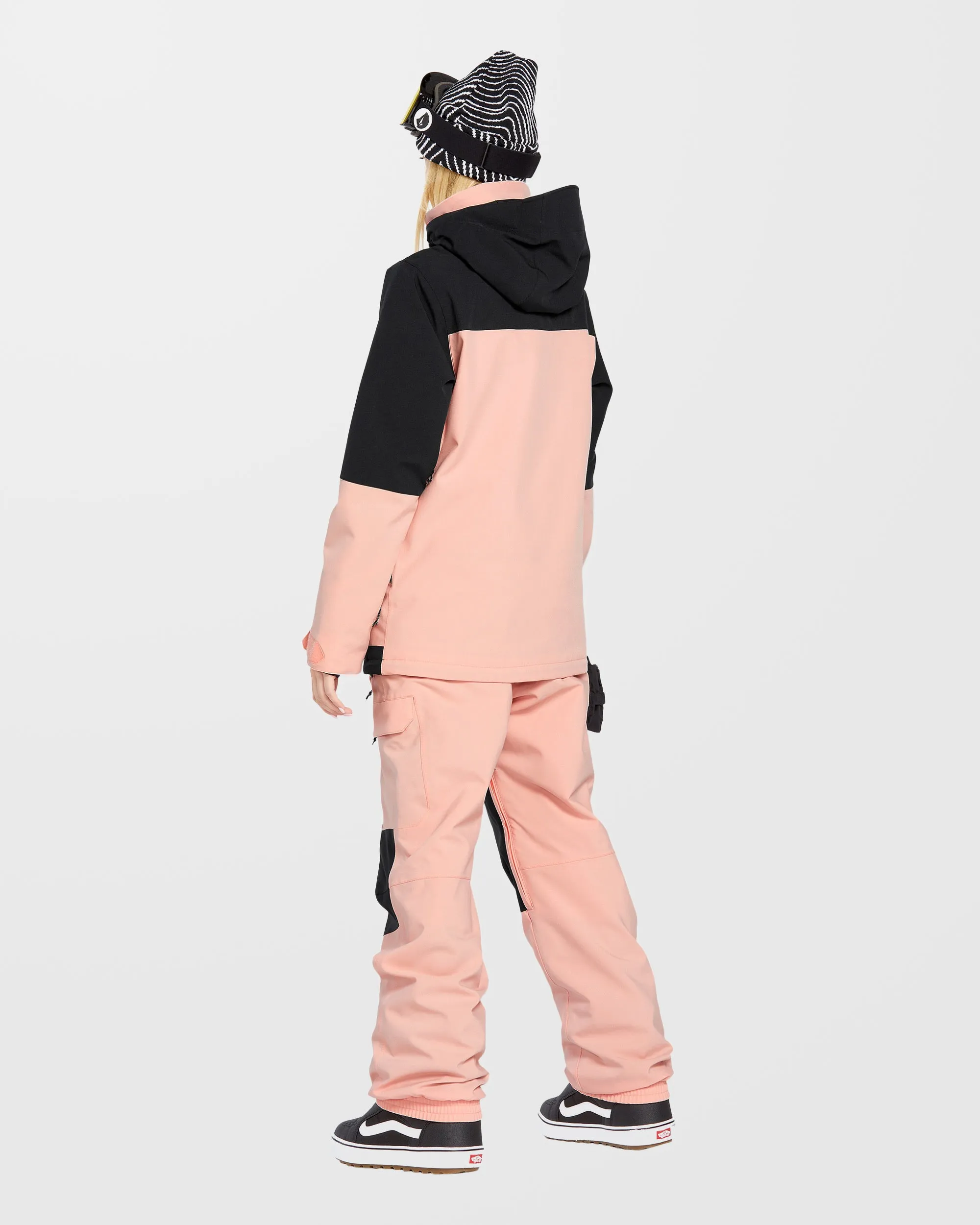 Creston 3D Stretch Bib Overall - Coral Haze