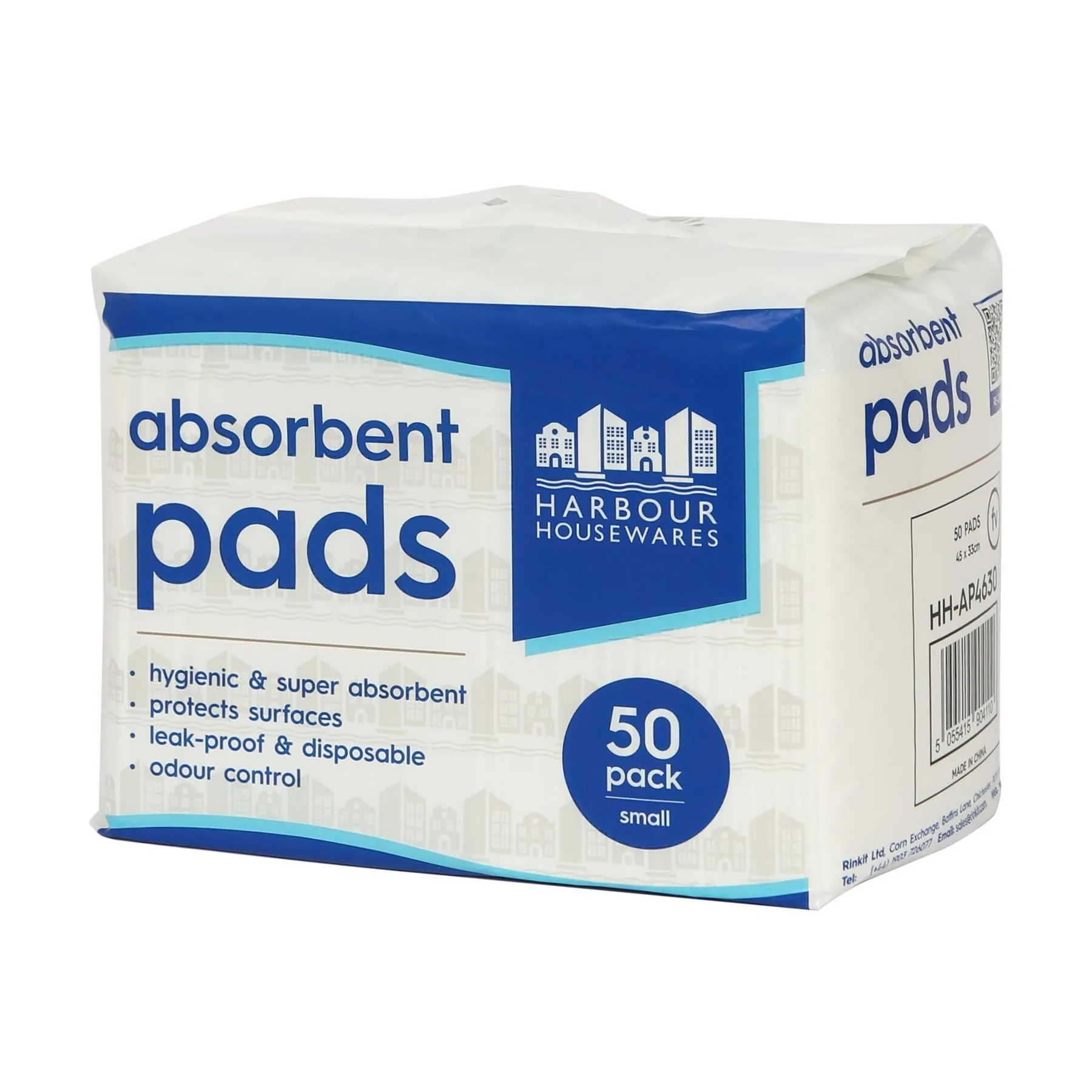 Disposable Incontinence Bed Pads - 32.5cm x 45cm - Pack of 150 - By Harbour Housewares