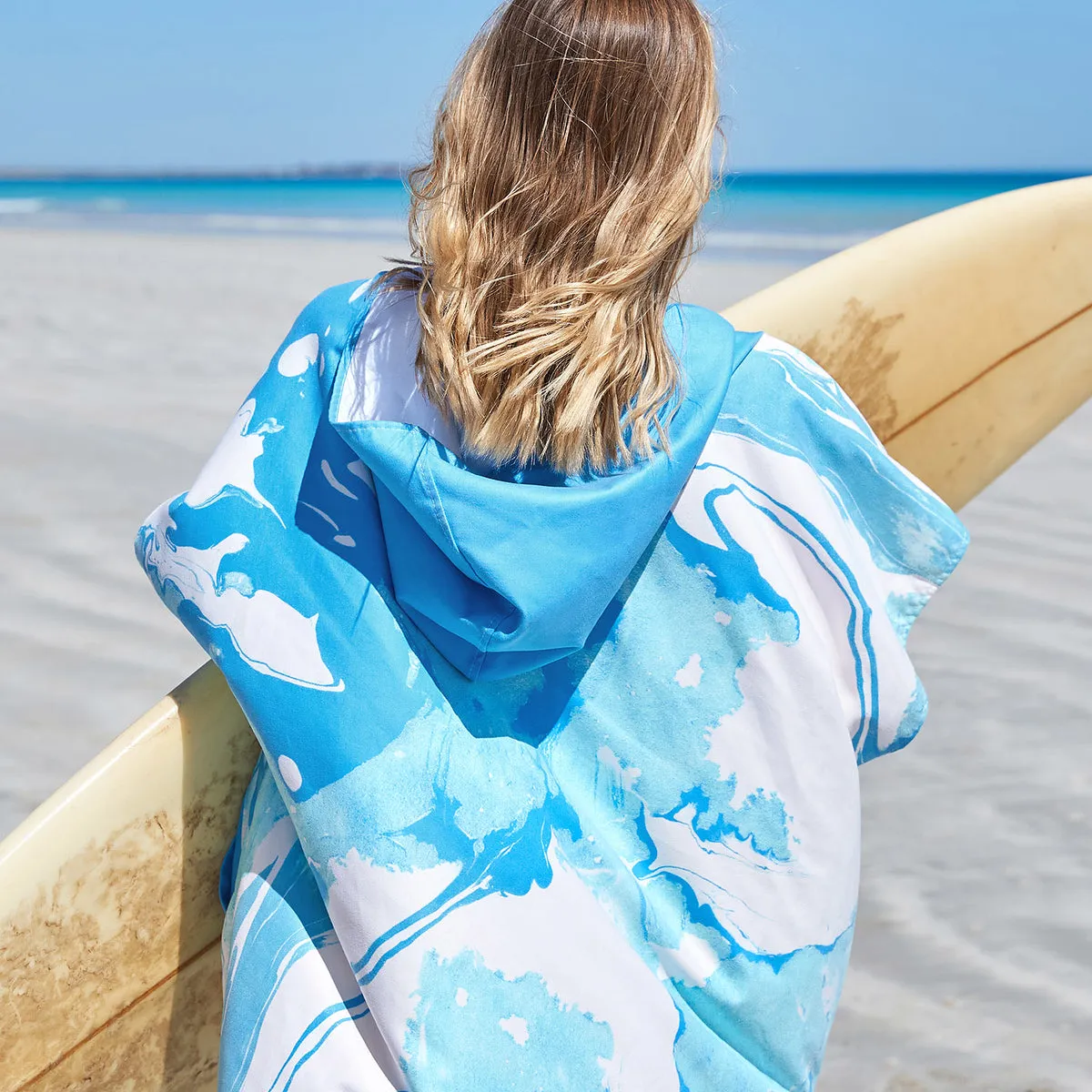 Dock & Bay Adult Poncho - Marble - Take A Dip - Outlet