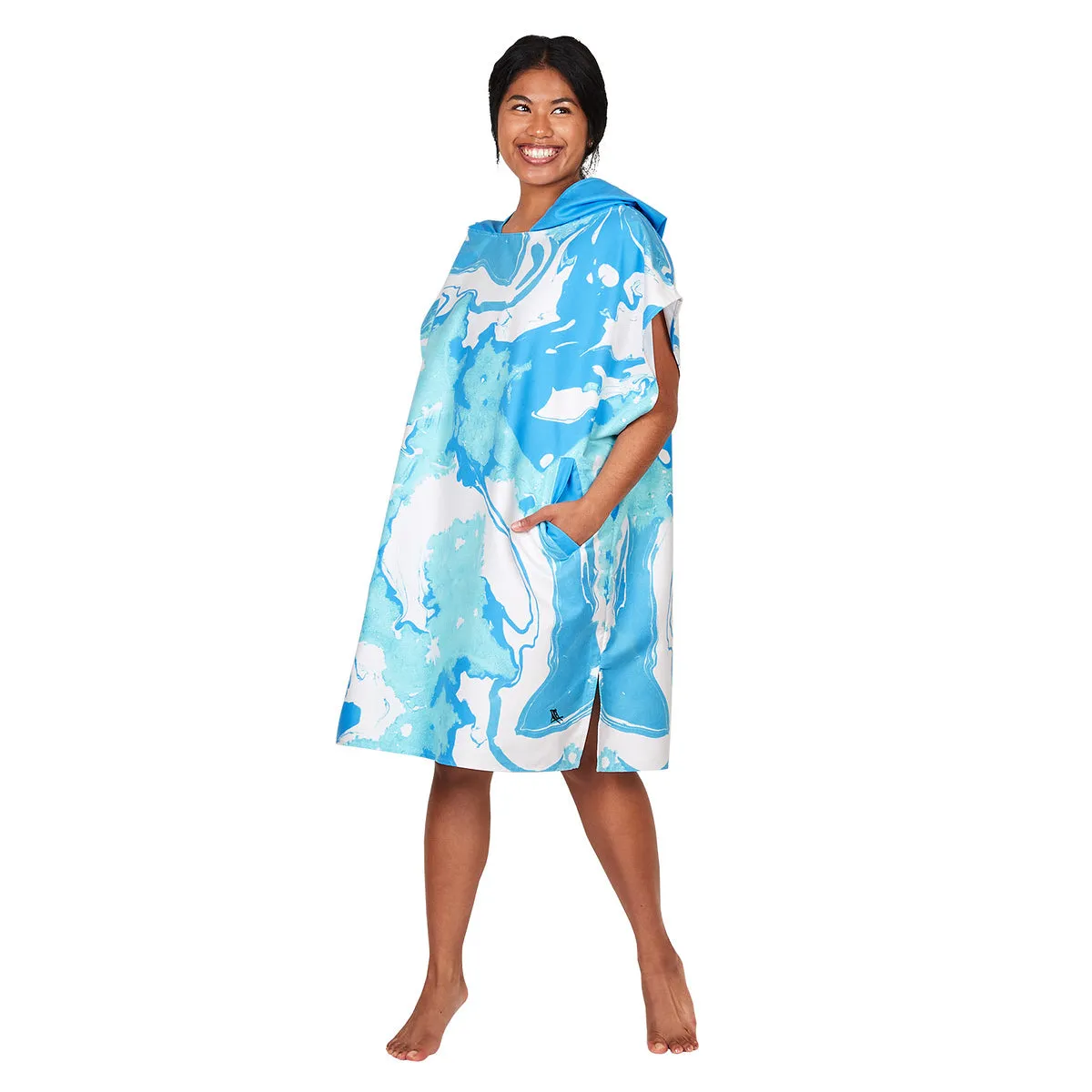 Dock & Bay Adult Poncho - Marble - Take A Dip - Outlet