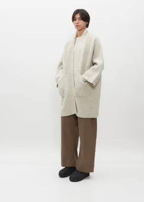 Double Face Alpaca and Wool Coat