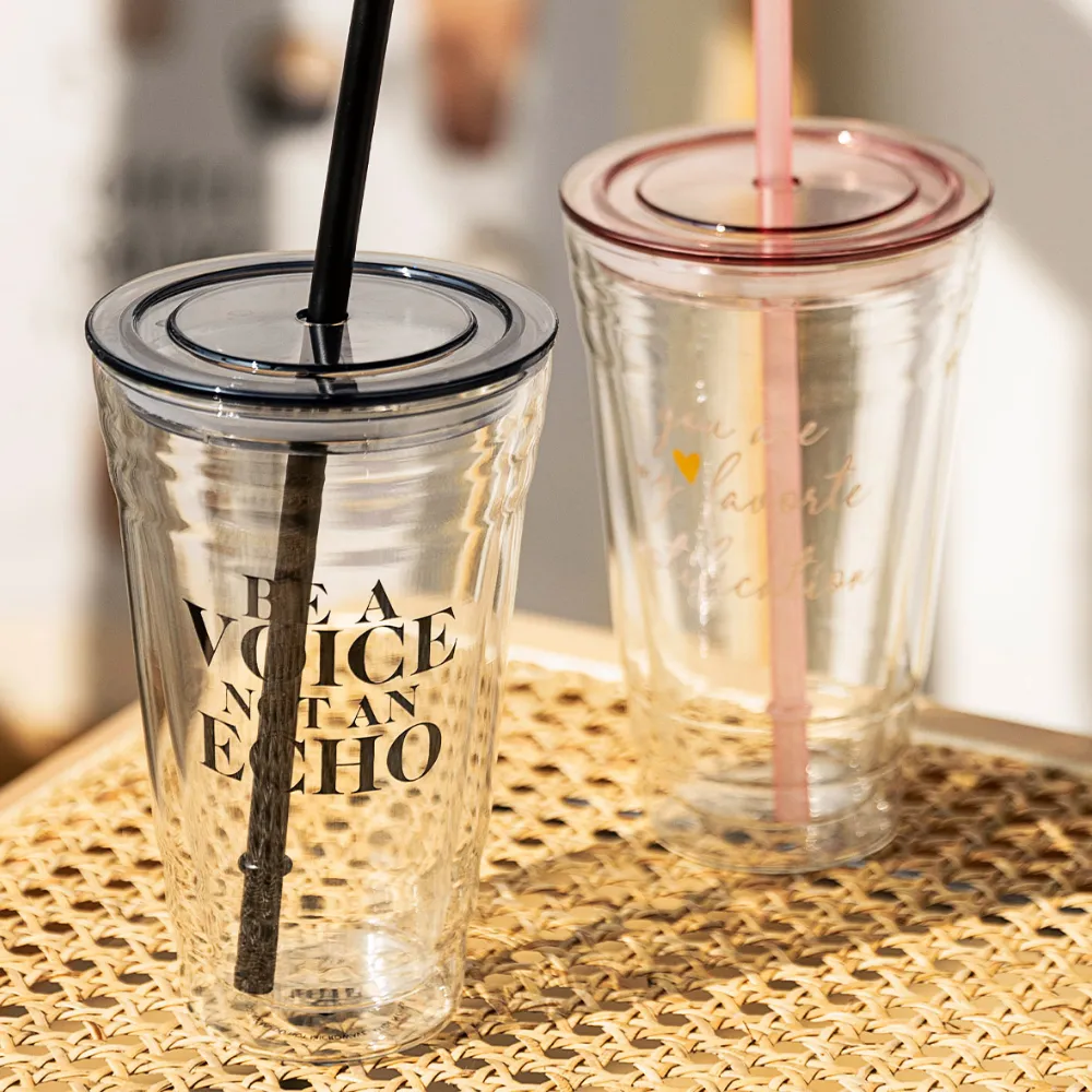 Double-Layer Glass Tumblers