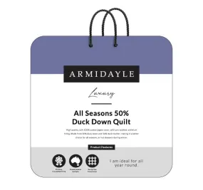 Duck Down All Seasons 50% Quilt Range