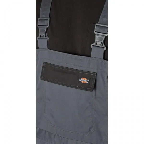 EVERYDAY Mens Bib & Brace Overall Grey/Black