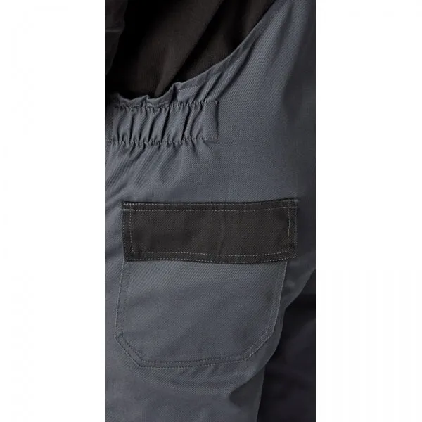 EVERYDAY Mens Bib & Brace Overall Grey/Black