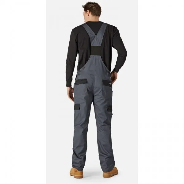 EVERYDAY Mens Bib & Brace Overall Grey/Black