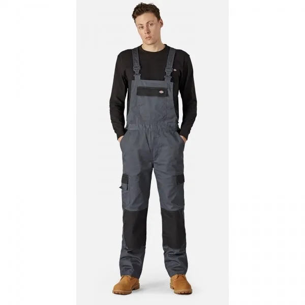 EVERYDAY Mens Bib & Brace Overall Grey/Black