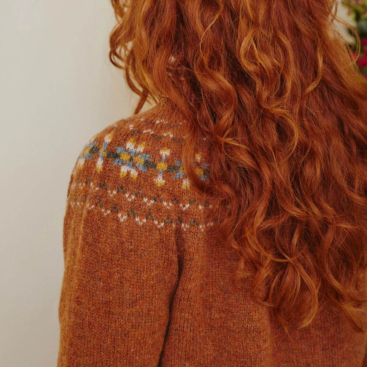 Fair Isle Cardigan - Sienna