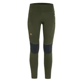 Fjallraven Womens Abisko Trekking Tights HD Deep Forest