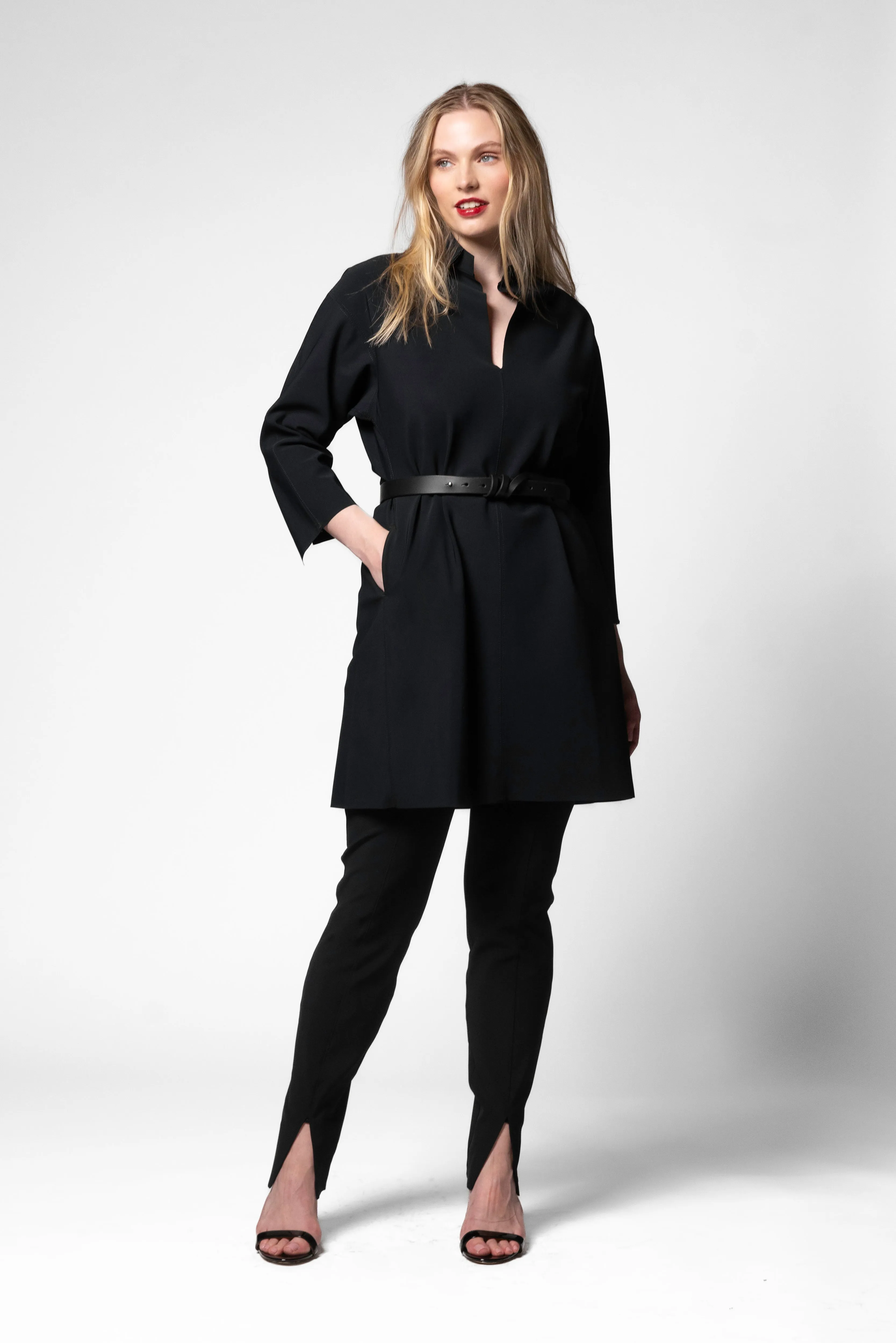 Florence Mini Tunic - Black