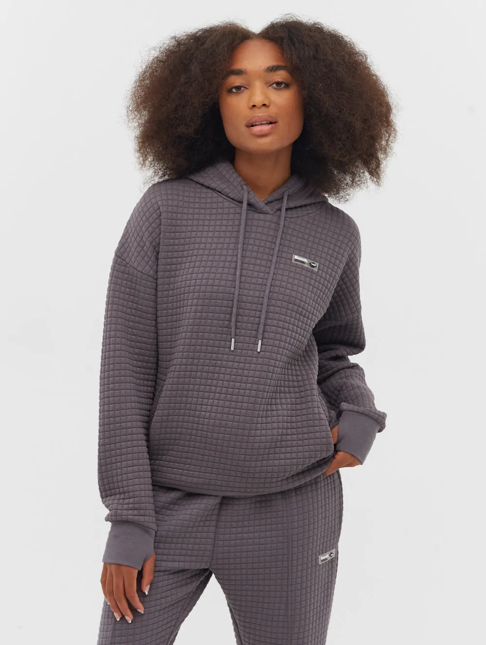 Frannie Quilted Oversize Hoodie