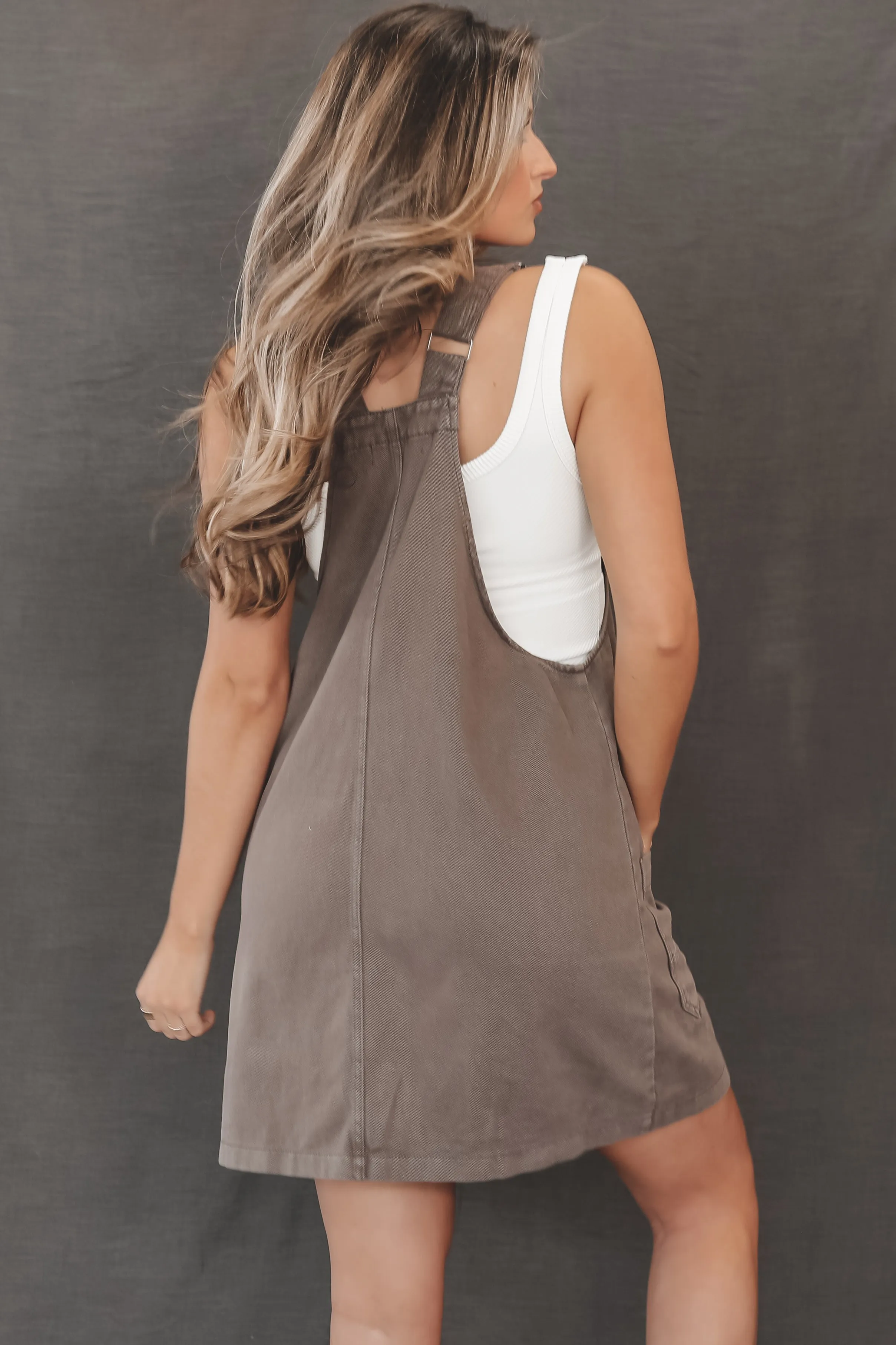 Free As The Wind Overall Mini Dress