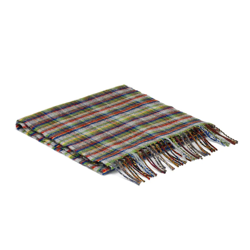 Glen Mini Check Lambswool Scarf