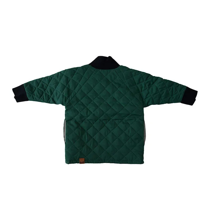 GNOME COAT - QUILTED GREEN