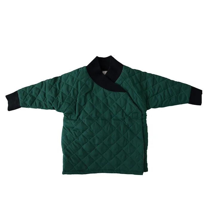 GNOME COAT - QUILTED GREEN