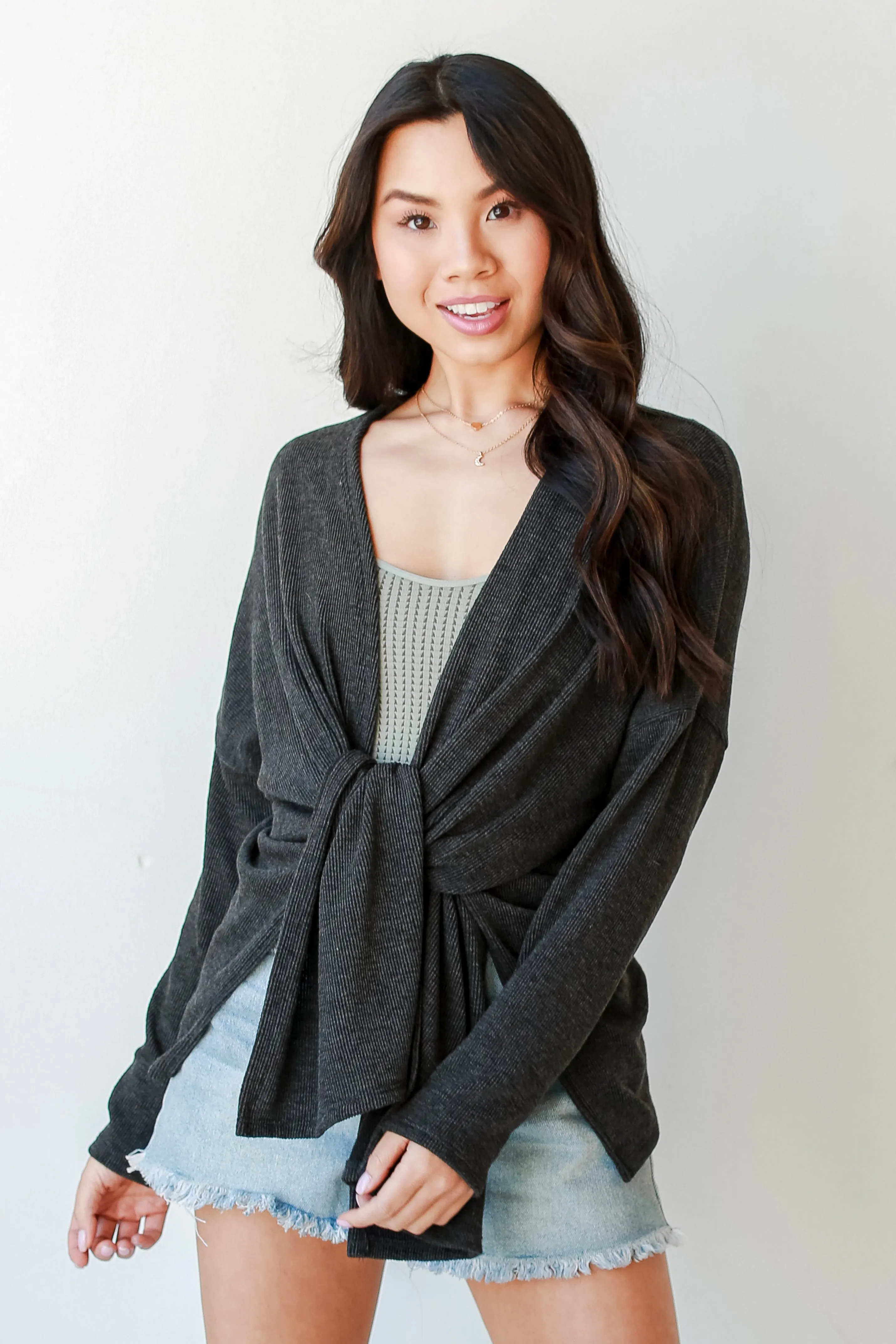 Good Idea Ribbed Cardigan