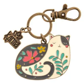 Grey Cat Keychain