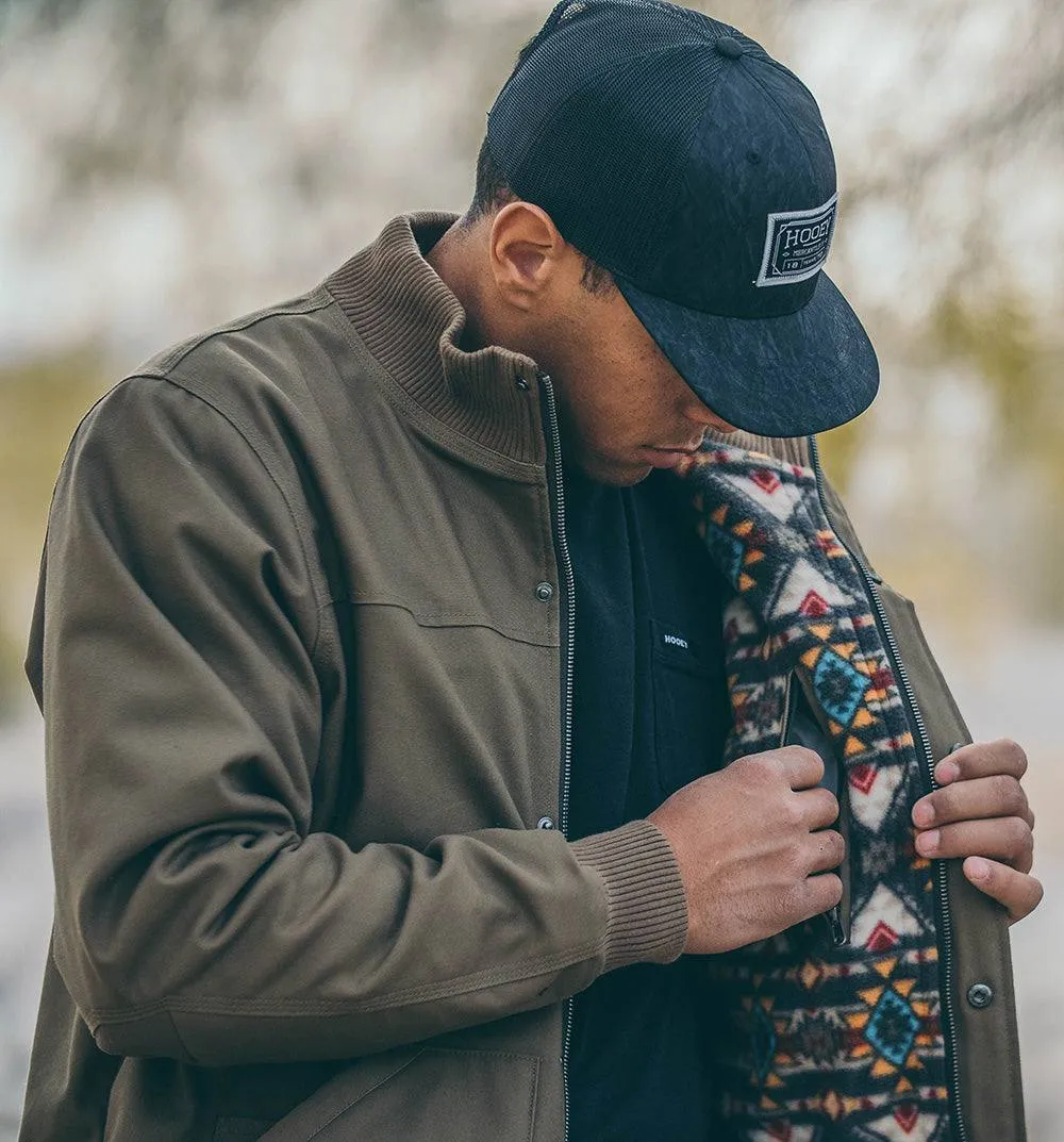 Hooey Men's Tan Cargo Jacket with Aztec Lining