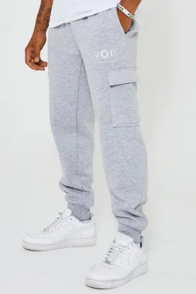 Hoxton Cargo Fleece Jogger - Grey