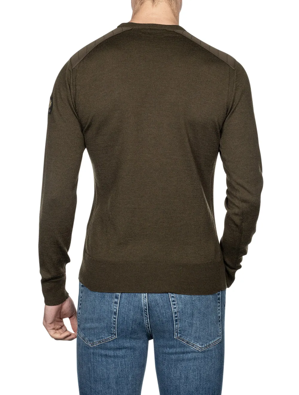 Kerrigan Crew Neck Jumper Olive