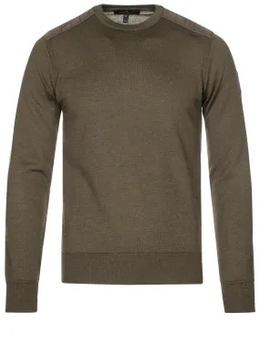 Kerrigan Crew Neck Jumper Olive