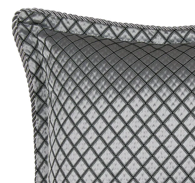 Lancaster 41x41cm Filled Cushion Silver